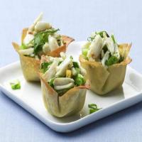 Appetizer- Crab Salad in Wonton Cups Recipe - (4.4/5) image