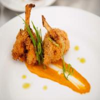 Coconut Chicken Lollipops with Tropical Ketchup and Anaheim Chile Sauce_image