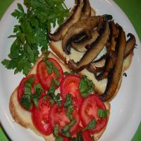 Portabella Mushroom and Tomato Sandwich image