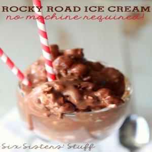 Rocky Road Ice Cream Recipe (no machine required!)_image