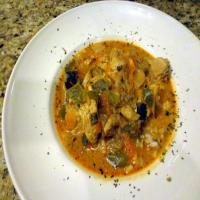 Authentic Thai Red Curry With Chicken_image
