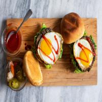 Black Bean Burger With an Egg on Top_image