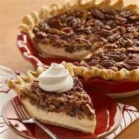 Easy vanilla cheesecake pecan pie_image