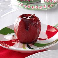 Mulled Wine-Poached Apples image