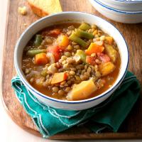 Vegetable Lentil Soup image