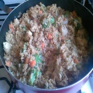 Chicken and Broccoli Fried Brown Rice_image