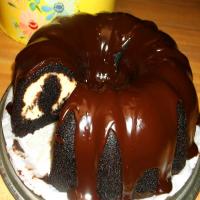 CREAM CHEESE SWIRLED BROWNIE CAKE_image