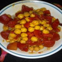 Easy Curried Chickpeas (Chana Masala) Vegetarian/Vegan_image