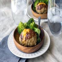 Cheesy Mini BBQ Turkey Meatloaves_image