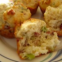 Bacon, Gruyère, and Scallion Muffins image