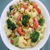 Cauliflower and Broccoli Salad image