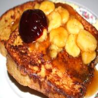 Bananas Foster Raspberry French Toast_image