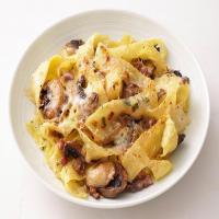 Cheesy Mushroom Pappardelle_image