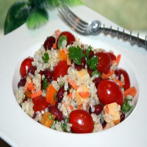 Confetti Bean and Rice Salad image