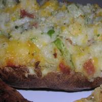 Bacon Cheddar Ranch Stuffed Baked Potatoes image
