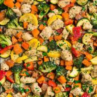 Sheet Pan Chicken and Rainbow Vegetables_image