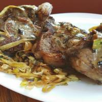 Welsh Lamb Chops with Leeks and Honey_image