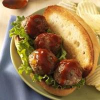 Bacon Cheeseburger Meatball Subs_image