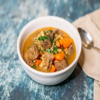 Pressure Cooker Beef and Barley Soup_image