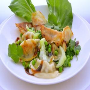 Potstickers with Baby Bok Choy Recipe - (4.7/5)_image