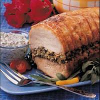 Pork Loin with Spinach Stuffing_image