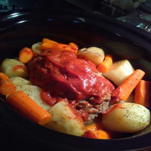 Slow Cooker Meatloaf Plus_image