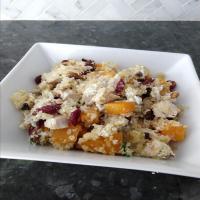 Quinoa with Butternut Squash, Chicken, and Goat Cheese image