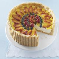 Triple-Berry Cheesecake Tart image
