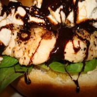Balsamic-Glazed Chicken Sandwiches With Goat Cheese image