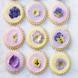 Sugared flower shortbreads image