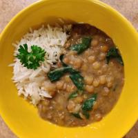 Lentils And Spinach image