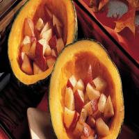 Buttercup Squash with Apples_image