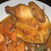 Marjoram Chicken (Or Hens) in White Wine Sauce image