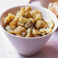 Crushed olive oil potatoes image