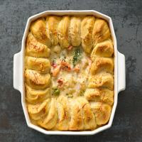 Turkey and Veggie Alfredo Pot Pie Recipe - (4.4/5) image