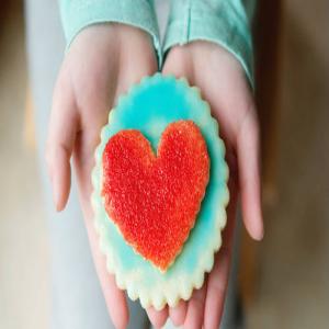 Double-Heart Sugar Cookies image