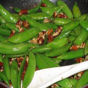 Snap Peas in Brown Butter_image