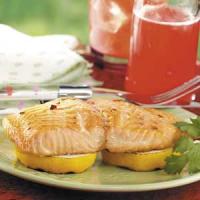 Lemony Grilled Salmon image