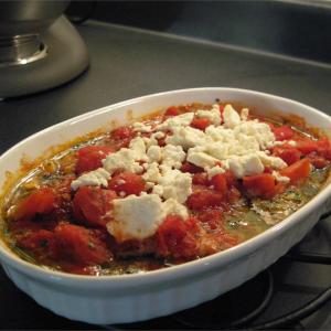 Baked Shrimp with Feta and Tomato_image