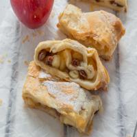Super Easy Puff Pastry Apple Strudel image