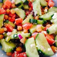 Cucumber Chickpea Salad Recipe - (4.4/5)_image