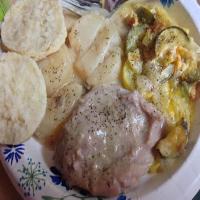 Slow Cooker Creamy Ranch Pork Chops and Potatoes image