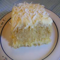 Moist Coconut Pudding Cake image