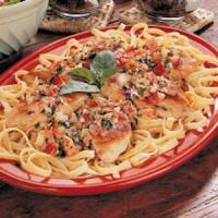 Chicken with Fettuccine image