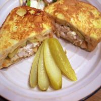 Grilled Swiss Cheese and Chicken Sandwiches image