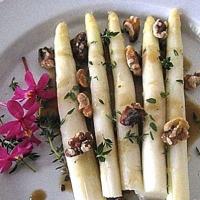 White Asparagus With Black Garlic Vinaigrette Recipe - (4.5/5)_image