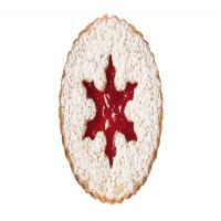 Pecan Linzer Cookies with Cherry Filling image