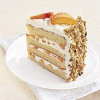 White Chocolate Layer Cake With Apricot Filling and White Chocolate Buttercream_image