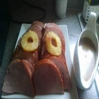 Mom's Baked Ham and Pineapple Gravy_image