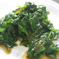 Spinach Stir Fry With Garlic image